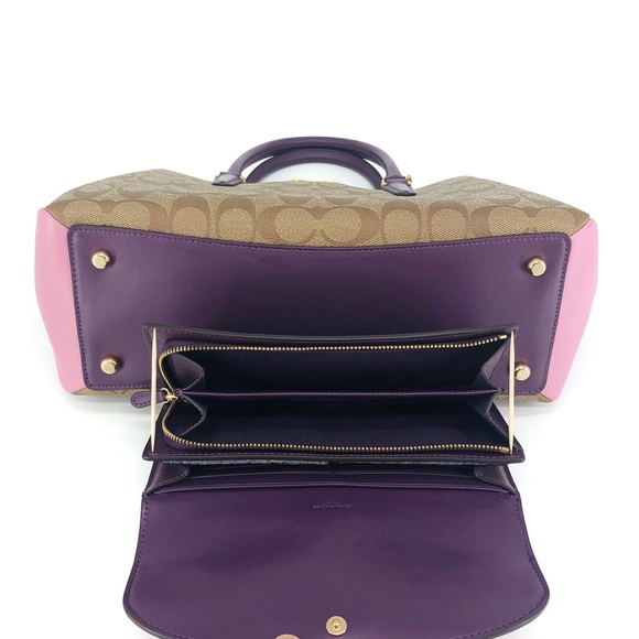 2PCS Coach Sage Carryall Wallet Set - Picture 5 of 8